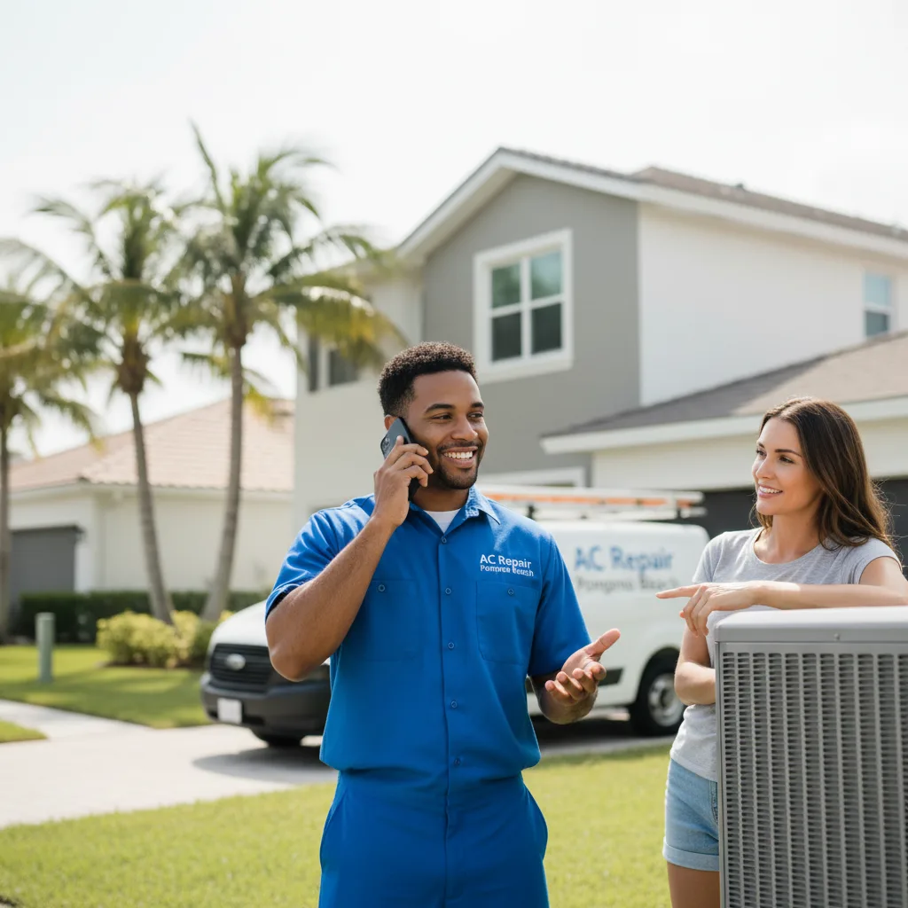 AC Repair Pompano Beach customer support in The Village
